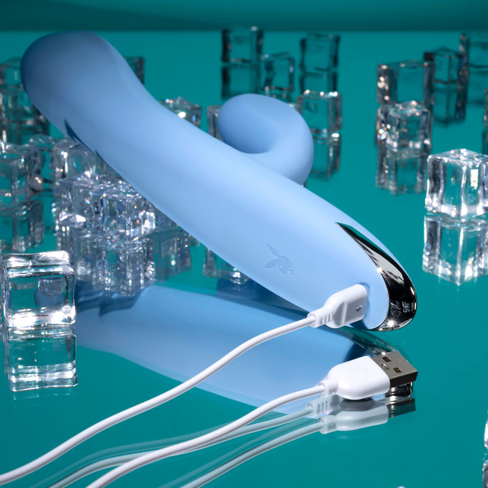 Playboy Pleasure UP AND AWAY USB Rechargeable Rabbit Vibrator Playboy Pleasure