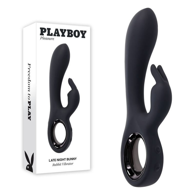 Playboy Pleasure LATE NIGHT BUNNY USB Rechargeable Rabbit Vibrator