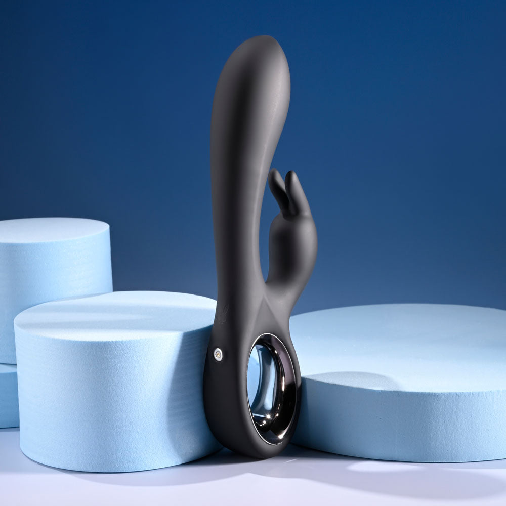 Playboy Pleasure LATE NIGHT BUNNY USB Rechargeable Rabbit Vibrator Playboy Pleasure