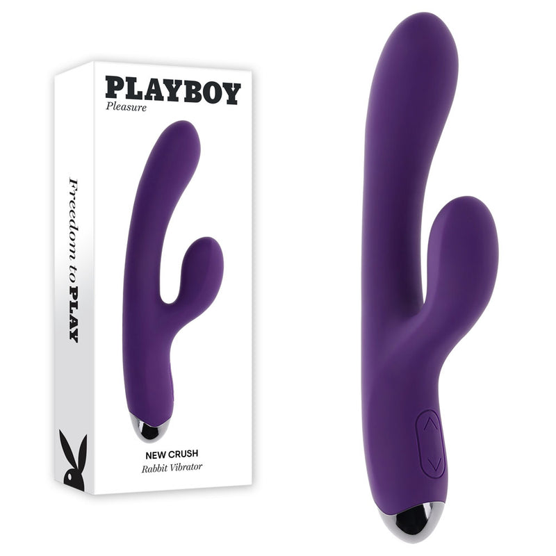 Playboy Pleasure NEW CRUSH USB Rechargeable Rabbit Vibrator