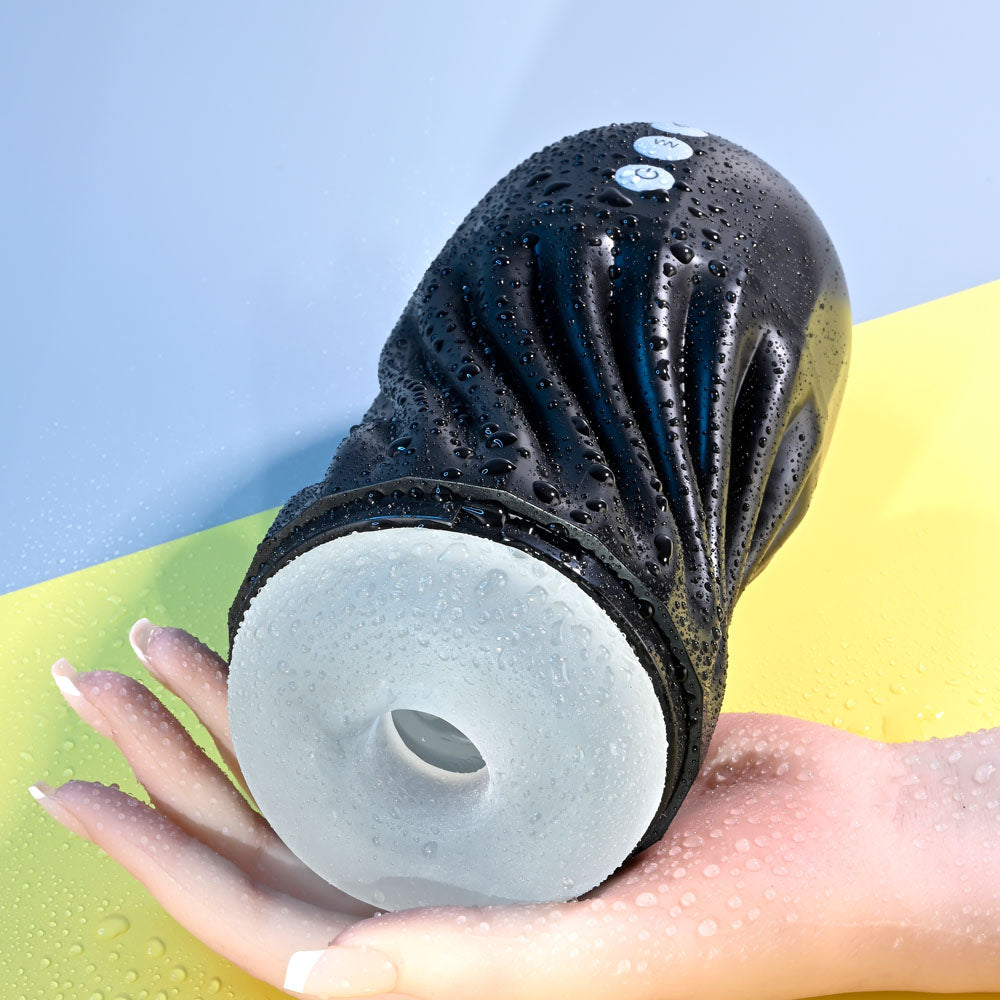 Playboy Pleasure SOLO USB Rechargeable Vibrating & Sucking Stroker Playboy Pleasure