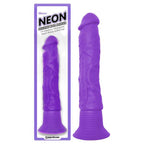 Pipedream Neon Silicone Wall Banger Vibrating Dong With Suction Cup Base 6 Inch Pipedream