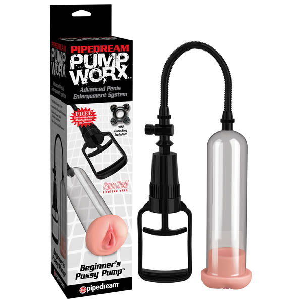 Pipedream Pump Worx Beginner's Pussy Pump With Vagina Sleeve