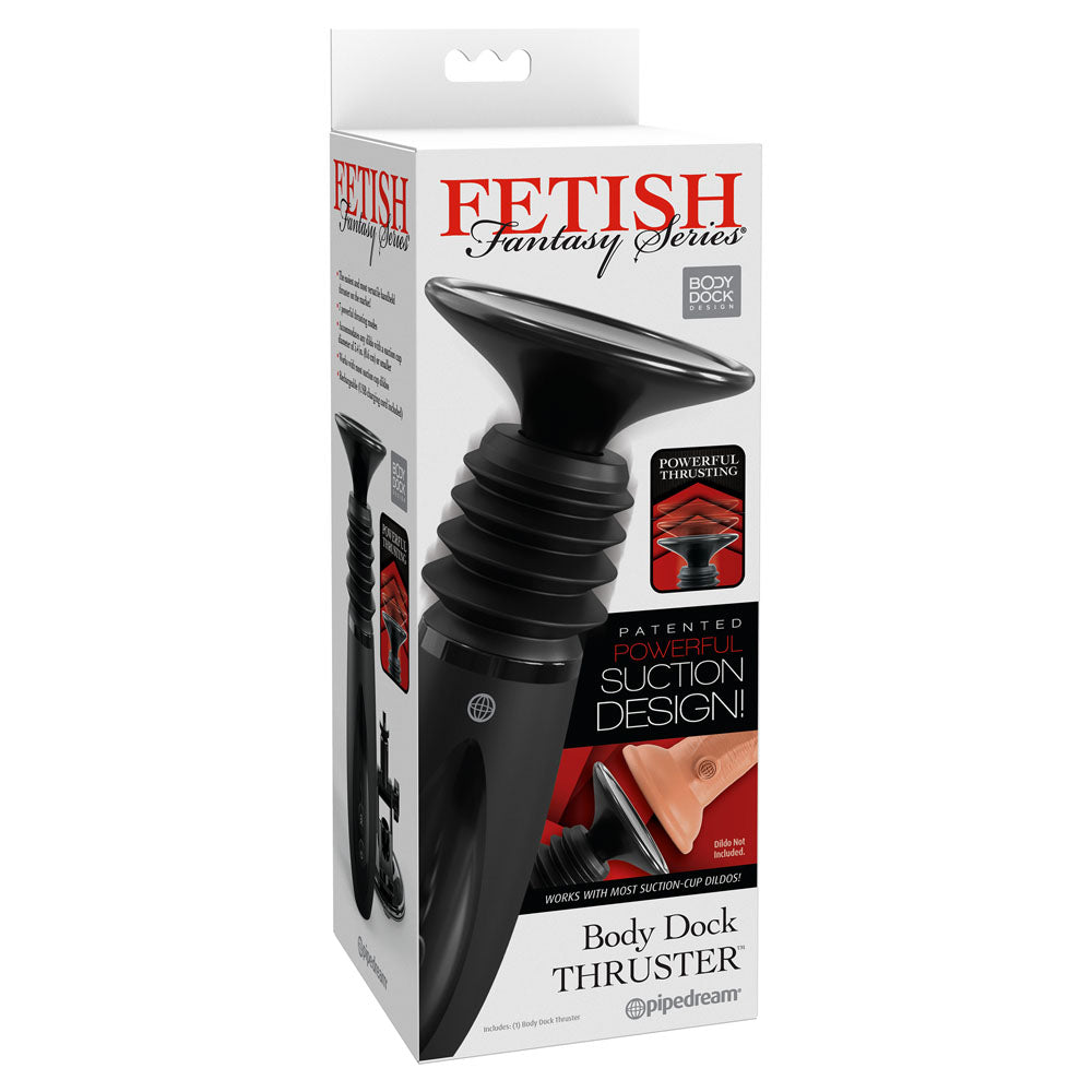 Fetish Fantasy Series Body Dock Handheld USB Rechargeable Thrusting Machine With Suction Base Pipedream