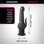 Fetish Fantasy Series Pogo Thruster USB Rechargeable Gyrating Rabbit Vibrator Pipedream