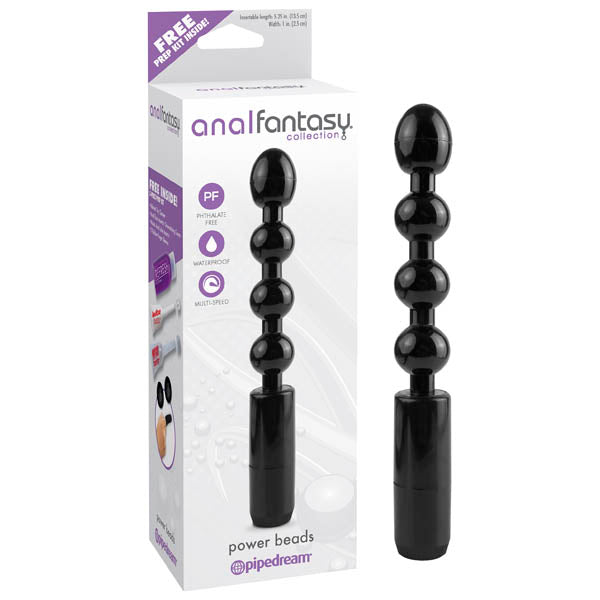 Pipedream Anal Fantasy Collection Power Beads Vibrating Anal Cord 4.75 Inch Pipedream Main image