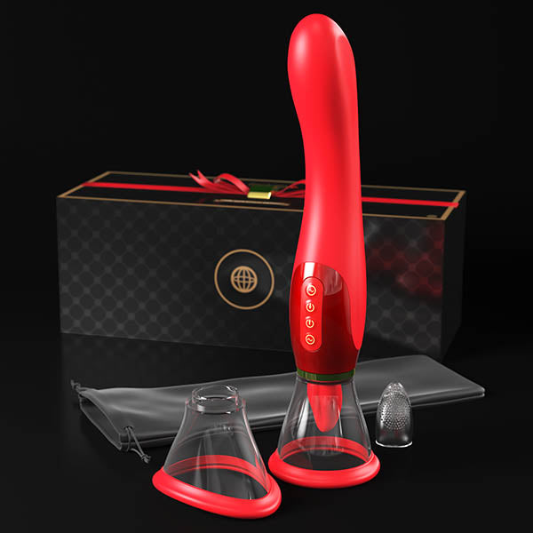 Pipedream Fantasy For Her Ultimate Pleasure USB Rechargeable Sucking & Flicking Stimulator Pipedream