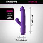 Fantasy For Her Super SoniX Thruster USB Rechargeable Thrusting Rabbit Vibrator Pipedream