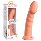 Pipedream Dillio Platinum Super Eight Dong 8 Inch Peach Pipedream