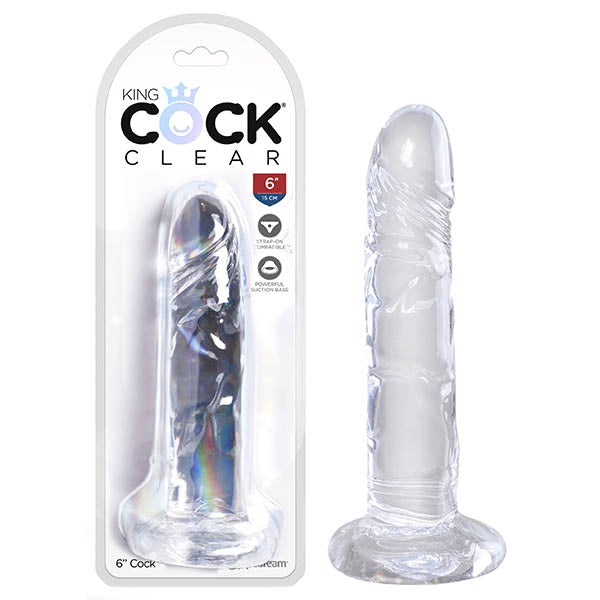 Pipedream King Cock Dong 6 Inch Clear Pipedream