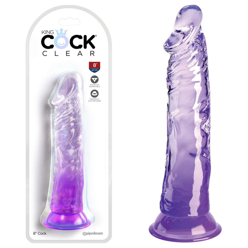 Pipedream King Cock Clear Cock Dong 8 Inch