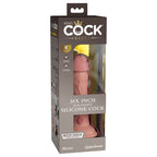 Pipedream King Cock Elite Dual Density Cock Dong 6 Inch Flesh Pipedream