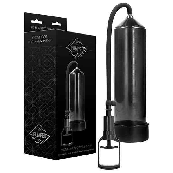 Shots Toys Pumped Comfort Beginner Pump Penis Pump Black Shots Toys
