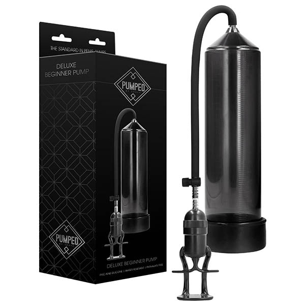 Shots Toys Pumped Deluxe Beginner Penis Pump Black Shots Toys Main image