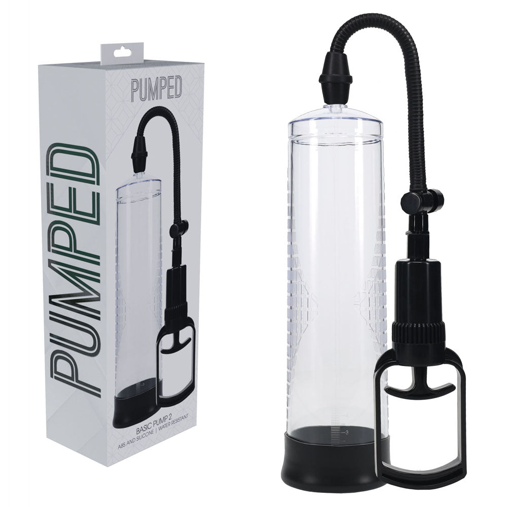 Shots Toys PUMPED Basic Pump 2 Penis Pump Transparent
