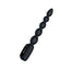 Passion Play USB Rechargeable Vibrating Anal Beads With LED Screen Black