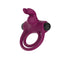 Passion Play USB Rechargeable Silicone Rabbit Vibrating Cock Ring Purple