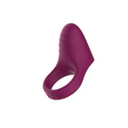 Passion Play USB Rechargeable Silicone Vibrating Cock Ring Purple