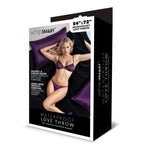 Whipsmart Waterproof Love Throw Microvelvet Blanket Black WhipSmart