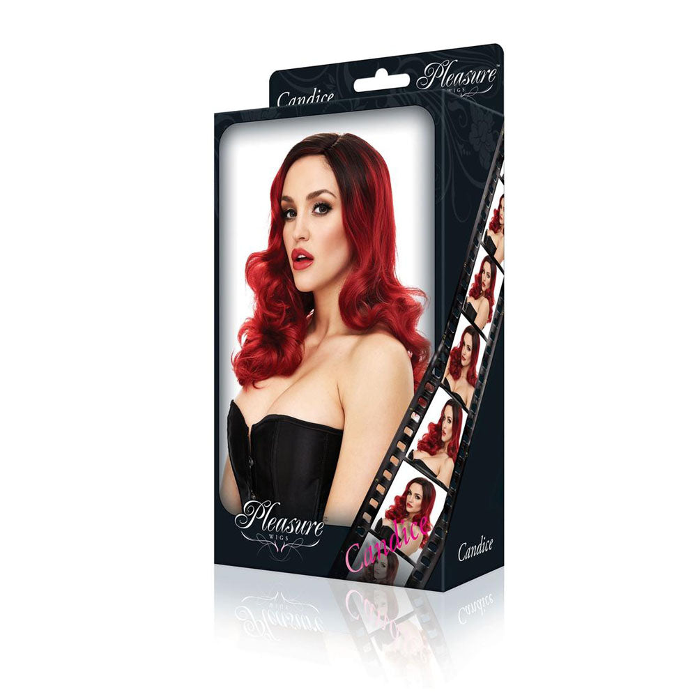 Xgen Products PLEASURE WIGS Candice Wig Red / Black Secondary image