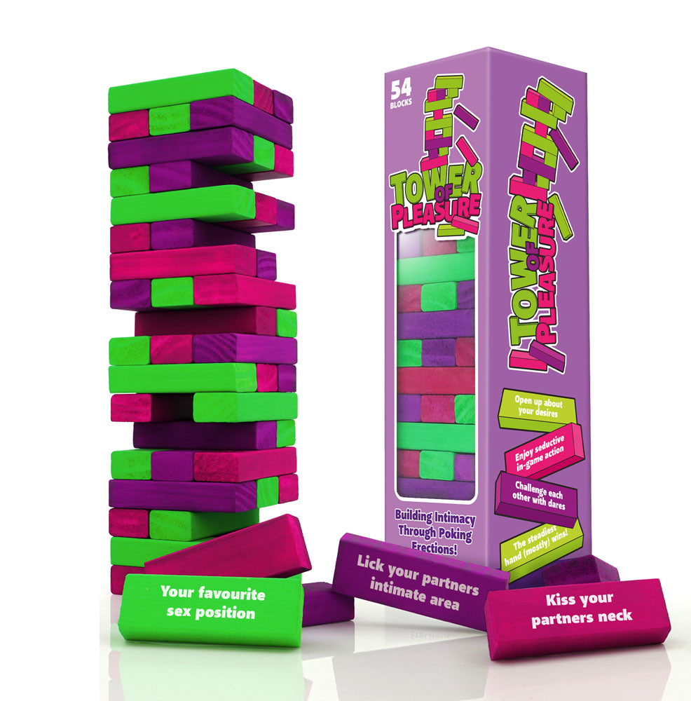 Creative Conceptions Tower of Pleasure Couples Tumbling Tower Game Creative Conceptions Main image