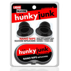 Hunkyjunk Nano Nips Nipple Sucker Silicone Black With Storage Case Hunkyjunk