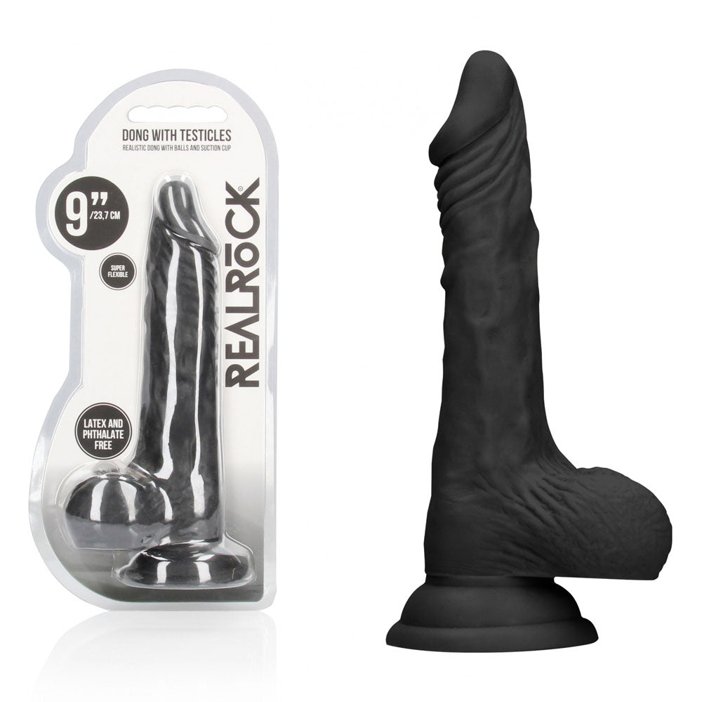 Shots Toys REALROCK Realistic Dong With Balls 22.9cm Shots Toys