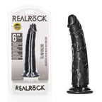 Shots Toys REALROCK Realistic Slim Dildo Without Balls 15.5cm Shots Toys