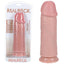 Shots Toys REALROCK Extra Thick Dildo With Balls 10 Inch Flesh Shots Toys