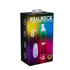 Shots Toys REALROCK 6'' Wireless Rechargeable LED Vibrating Dong With Remote 8 Inch Shots Toys