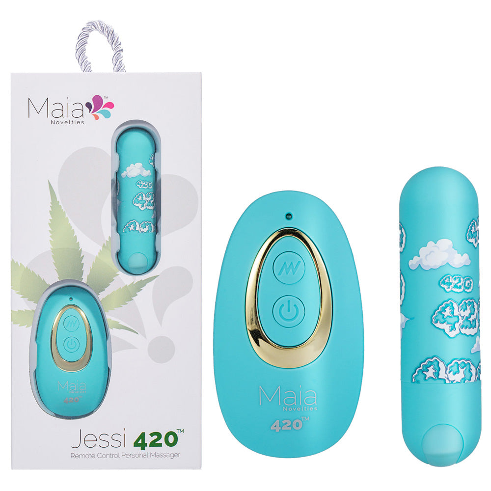 Maia JESSI 420 USB Rechargeable Bullet Vibrator With Wireless Remote Maia Toys