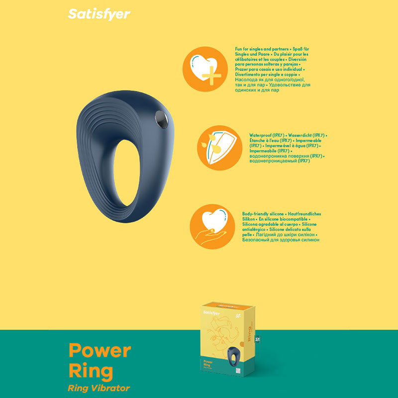 Satisfyer Power Ring Vibrating Cock Ring Satisfyer
