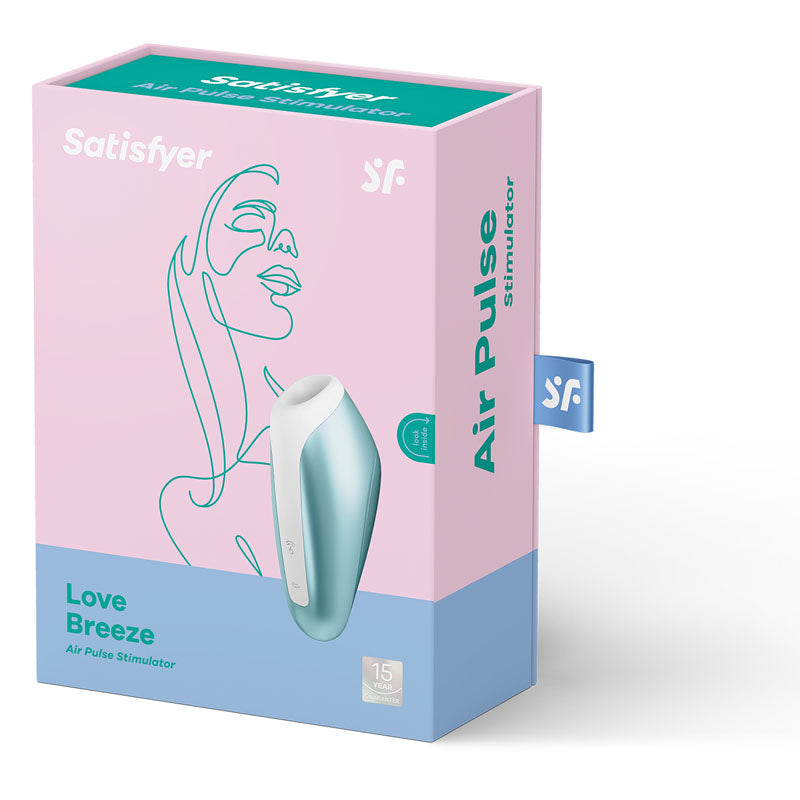 Satisfyer Love Breeze Touch Free USB Rechargeable Clitoral Stimulator With Vibration Satisfyer