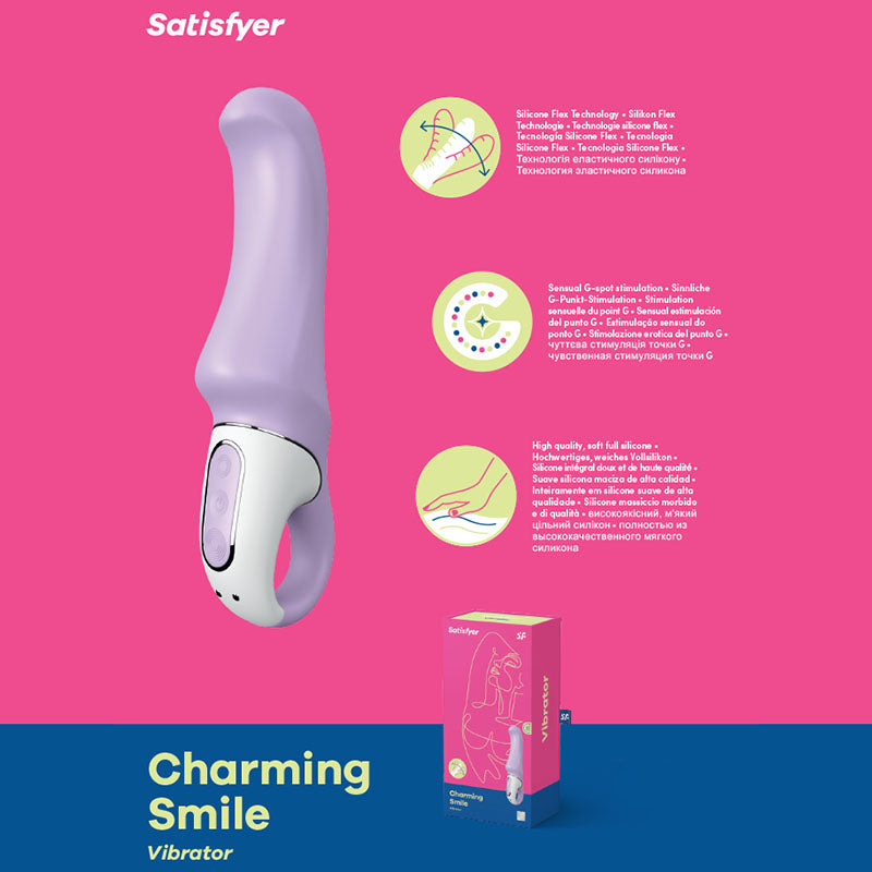 Satisfyer Vibes Charming Smile USB Rechargeable Vibrator Secondary image