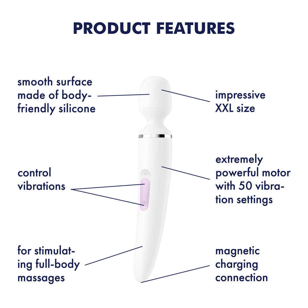 Satisfyer Wand Er Woman USB Rechargeable Massager Wand Satisfyer