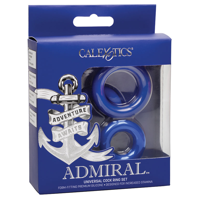 Cal Exotics Admiral Universal Cock Ring Set CAL EXOTICS Main image