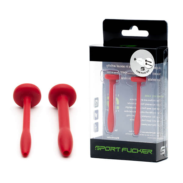 Sport Fucker Silicone Urethral Sound Kit Red