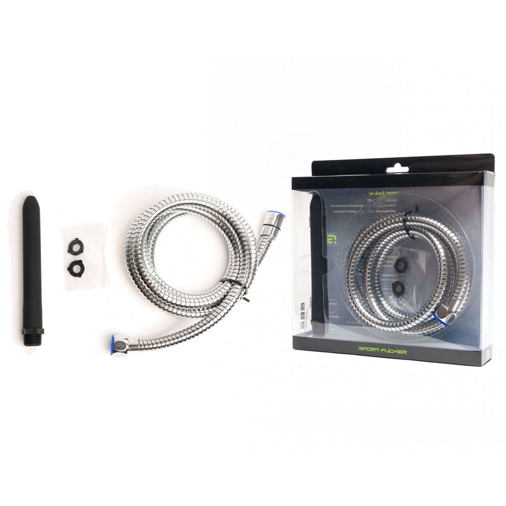 Sport Fucker Hydro Shot Travel Kit 15cm Clearning Nozzle With 1.8m Flex Hose Connection Black Sport Fucker