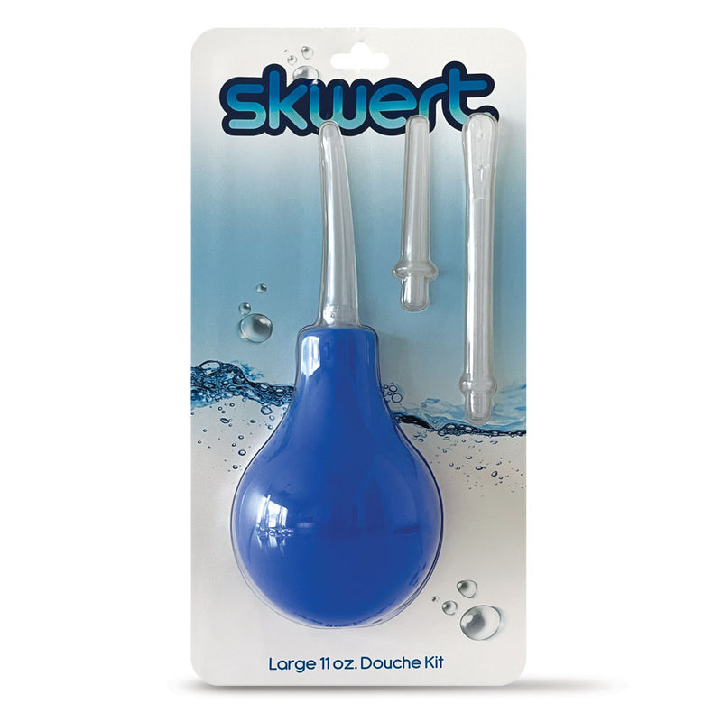 C1 Releasing Skwert Medium 325 ml Unisex Douche Kit 325ml / 11 Oz Blue