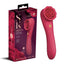 Xgen Products Secret Kisses ROSEGASM ROSE QUAKE USB Rechargeable Dual Ended Tapping Vibrator Red Xgen Products