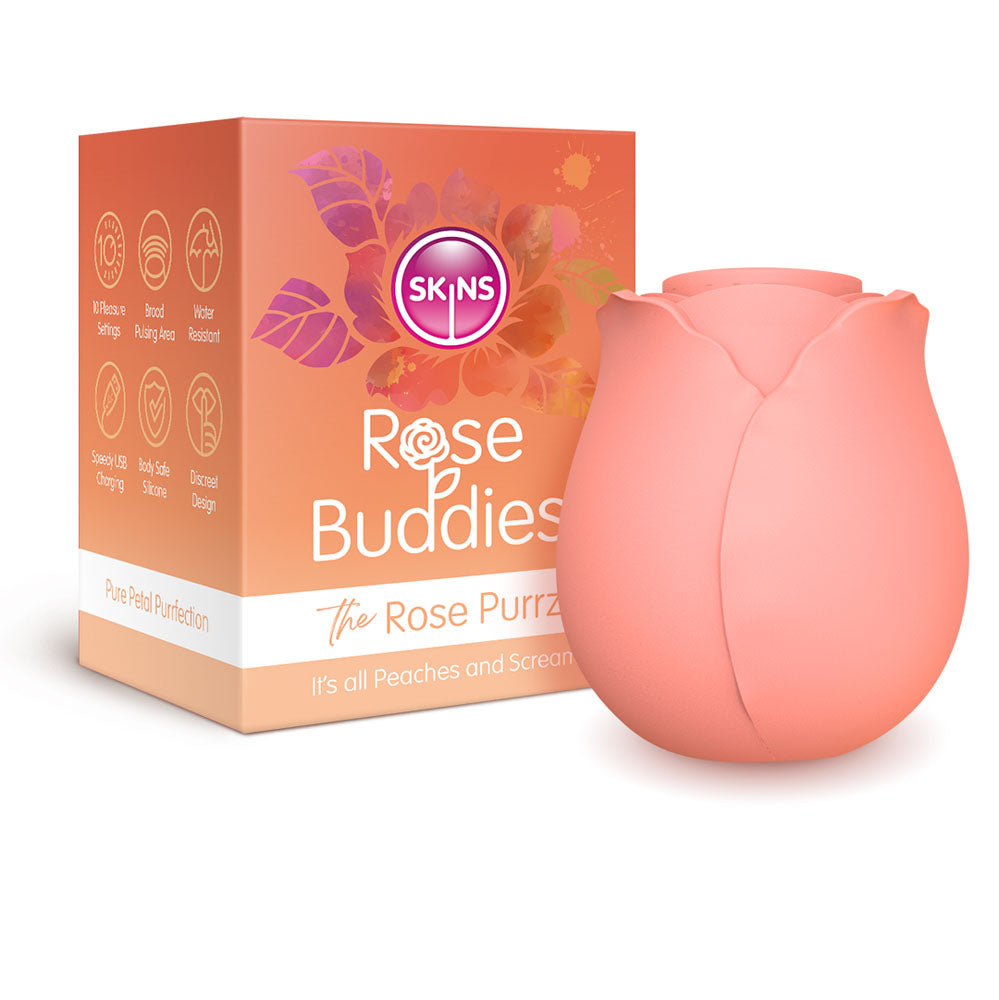 Creative Conceptions Skins Rose Buddies The Rose Purrz USB Rechargeable Pulsing Rose Stimulator Creative Conceptions
