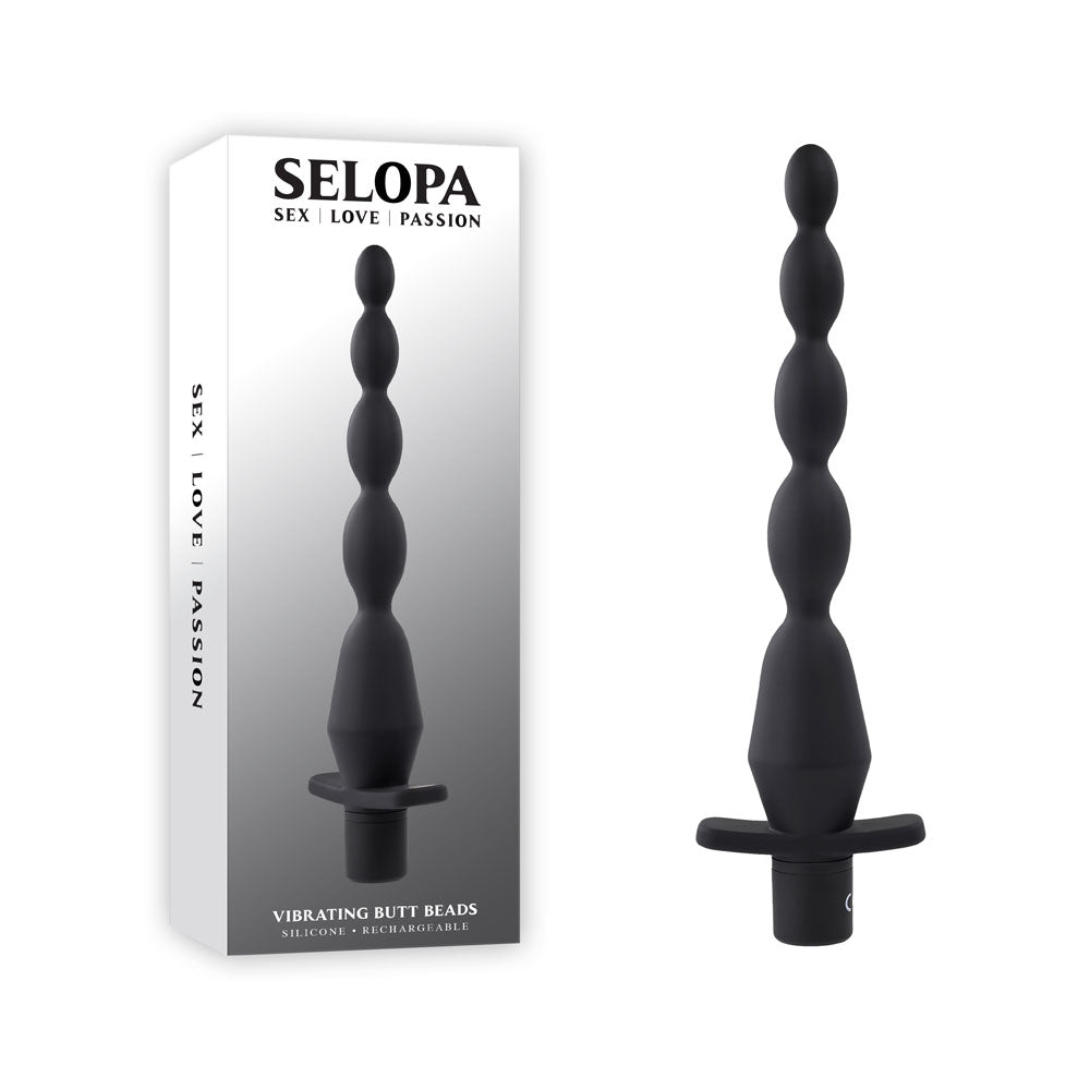 Selopa VIBRATING BUTT BEADS USB Rechargeable Vibrating Anal Beads 22cm Selopa