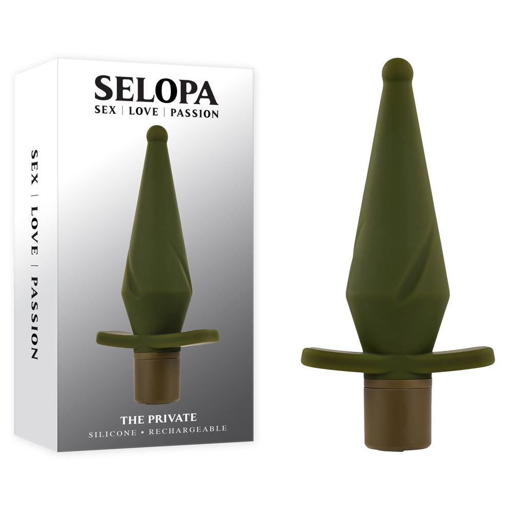 Selopa THE PRIVATE USB Rechargeable Vibrating Butt Plug Selopa Main image
