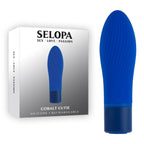 Selopa COBALT CUTIE Silicone Rechargeable Mini Vibrator Blue Selopa