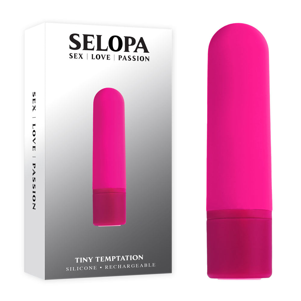 Selopa TINY TEMPTATION USB Rechargeable Bullet Vibrator Pink Selopa Main image