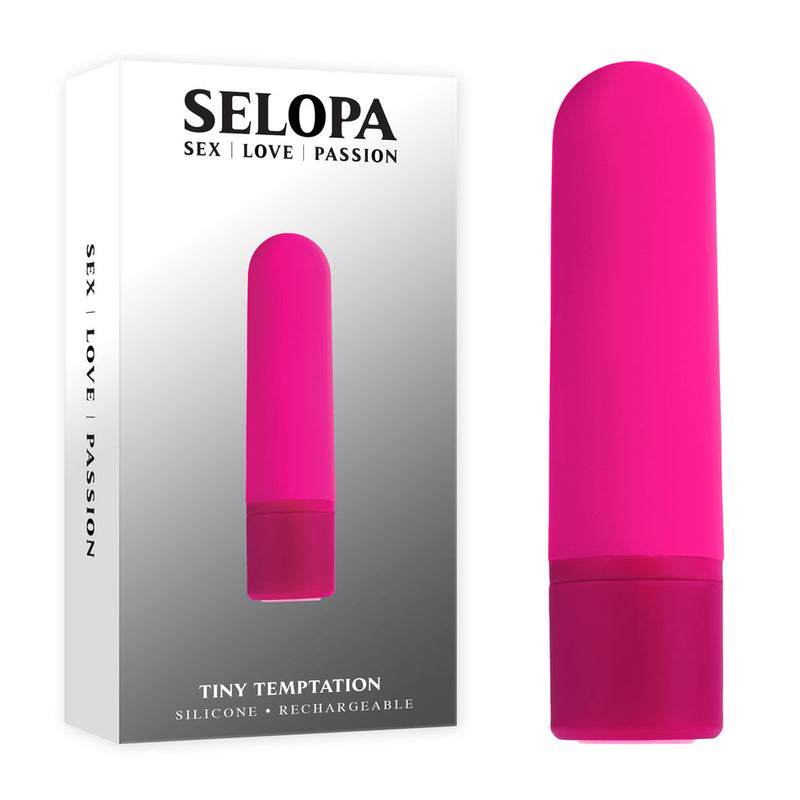 Selopa TINY TEMPTATION USB Rechargeable Bullet Vibrator Pink