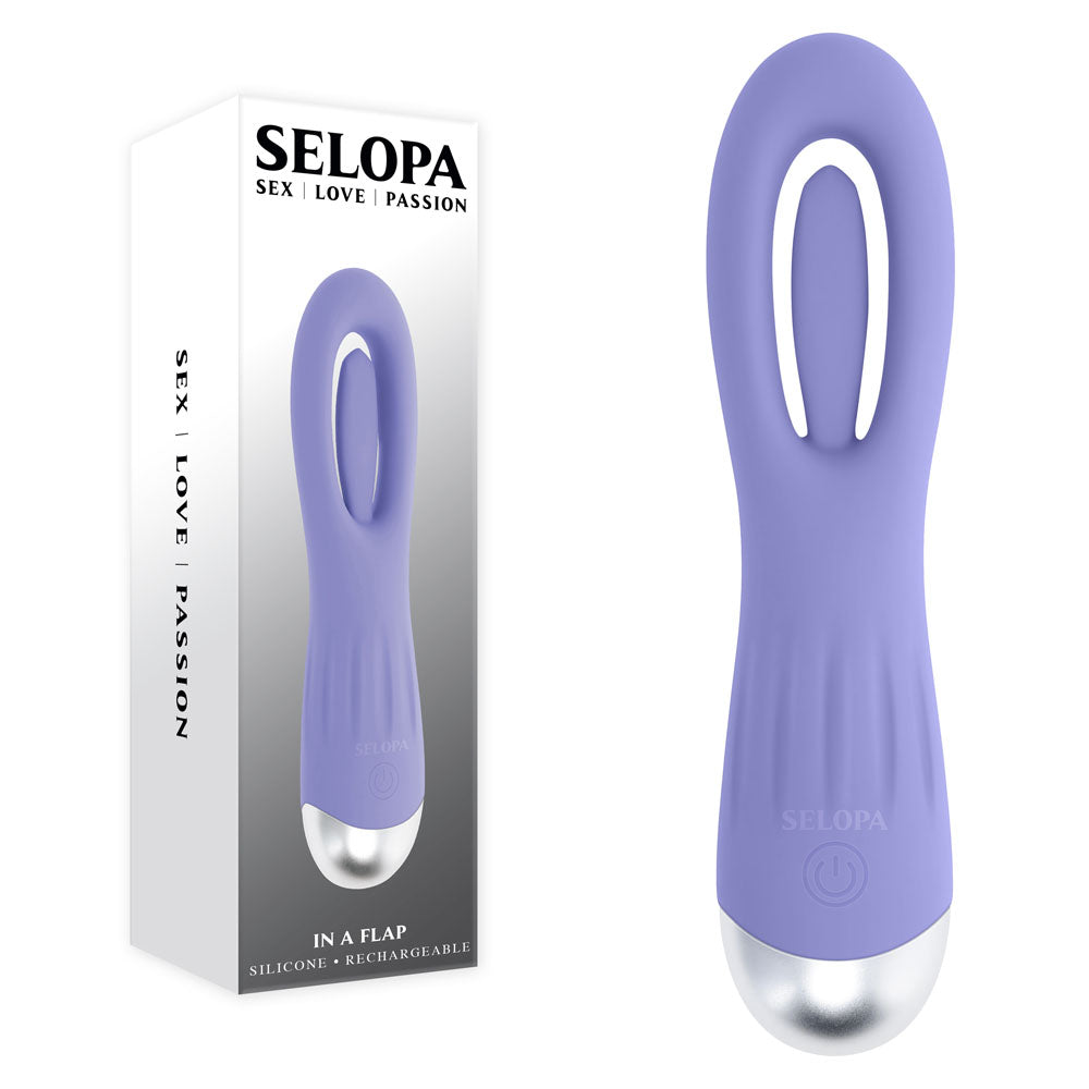 Selopa IN A FLAP USB Rechargeable Flicking Stimulator 15cm Selopa