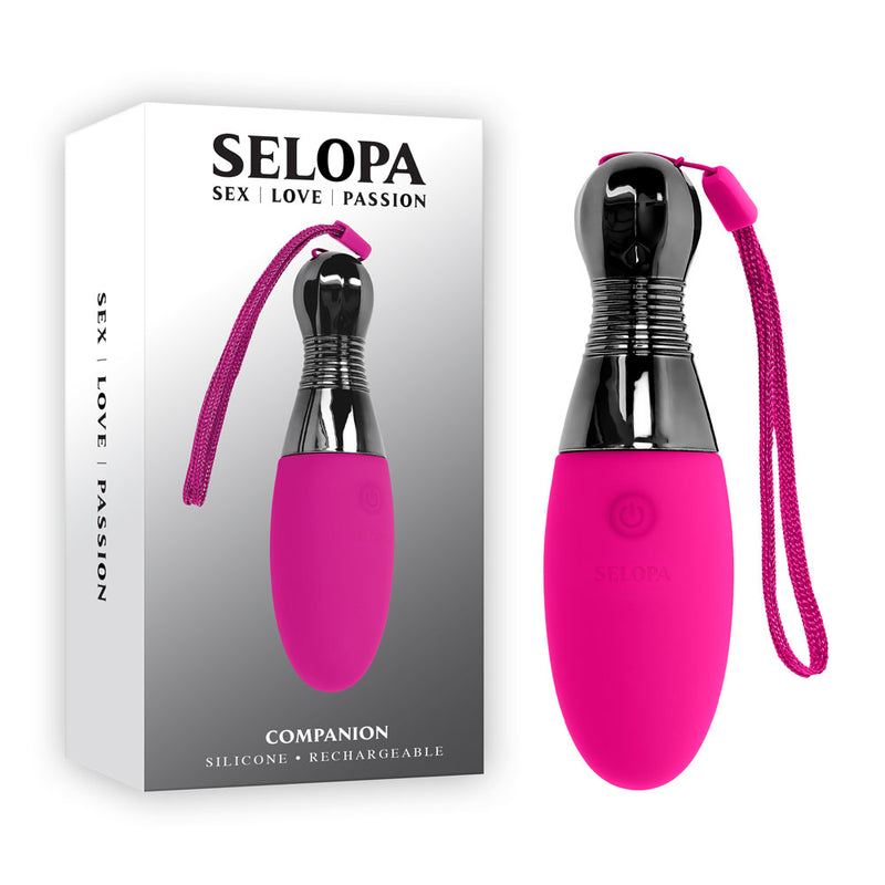 Selopa COMPANION USB Rechargeable Vibrating Egg Vibrator 11.9cm