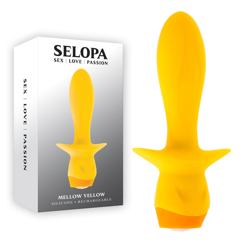 Selopa MELLOW YELLOW USB Rechargeable Vibrating Anal Plug