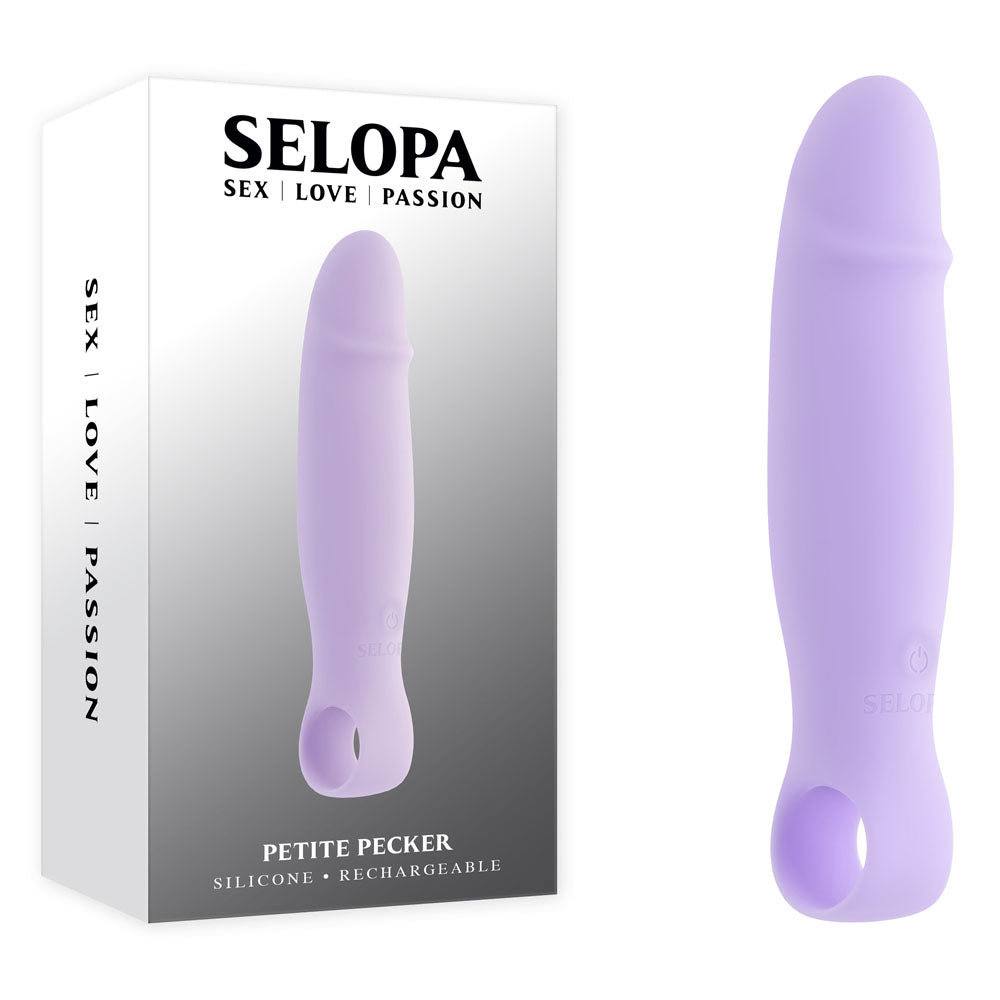 Selopa PETITE PECKER USB Rechargeable Mini Vibrator 11.7cm Purple Selopa